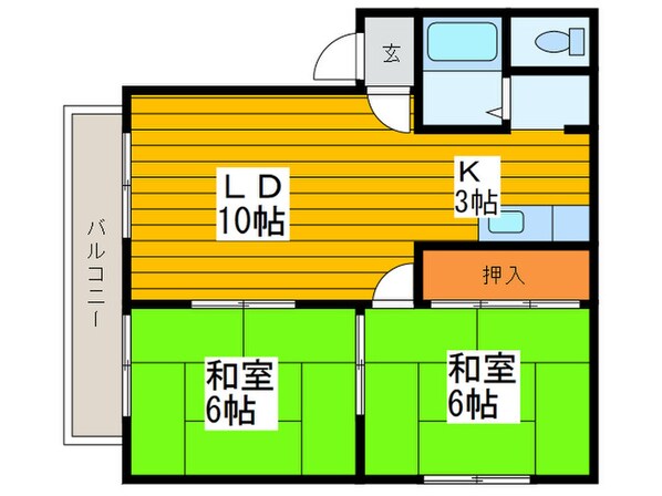 ア－バンコ－トの物件間取画像